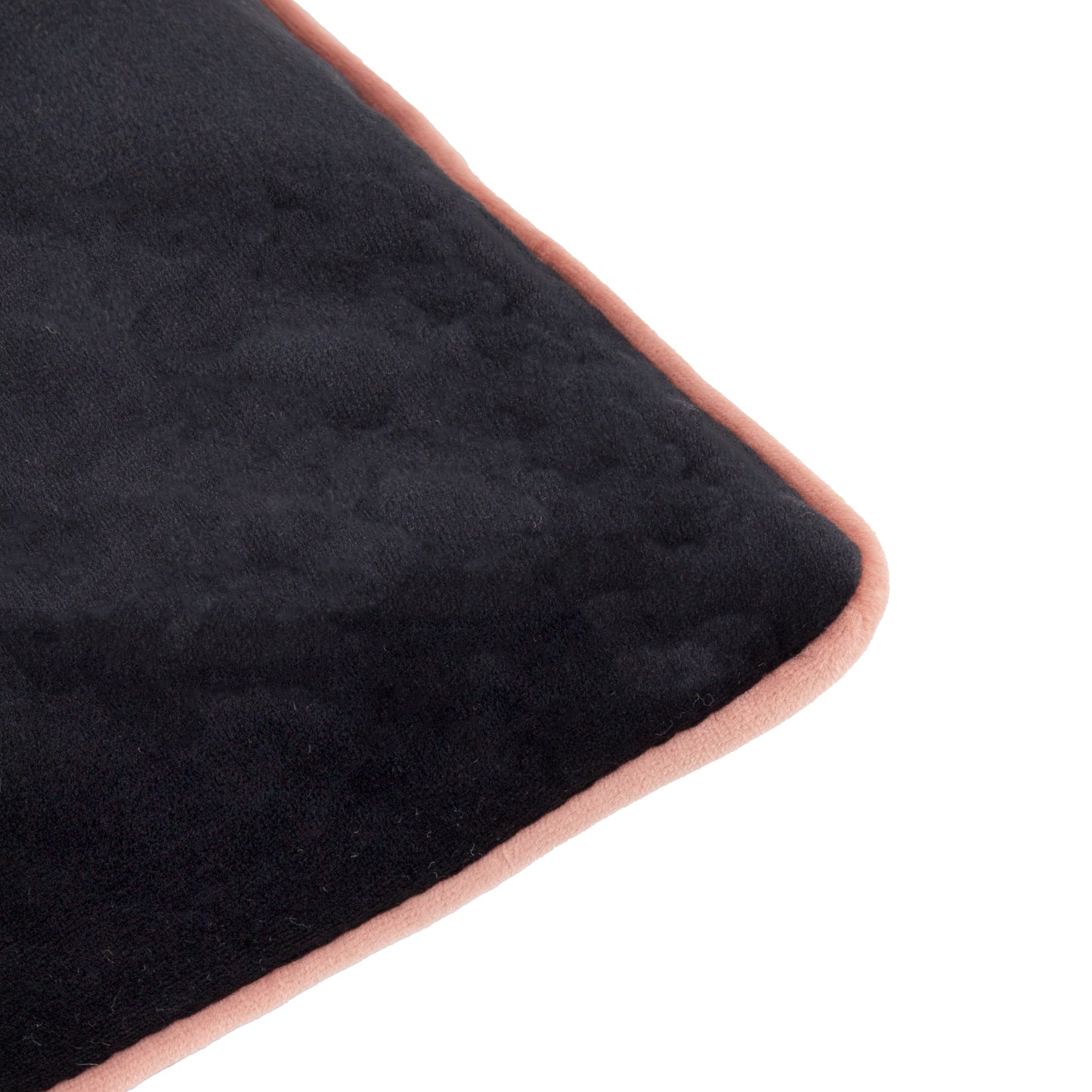 MERIDIAN 55X55 CUSHION CASE BLACK/BLUSH