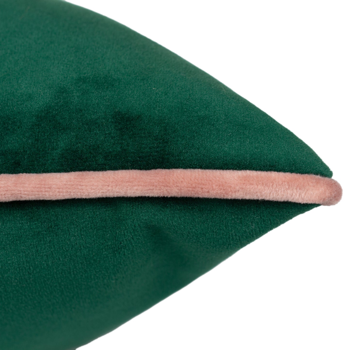 MERIDIAN 55X55 CUSHION CASE EMERALD/BLUSH