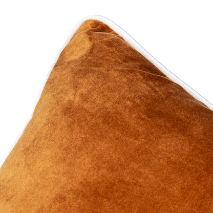MERIDIAN 55X55 CUSHION CASE GINGER/ECRU