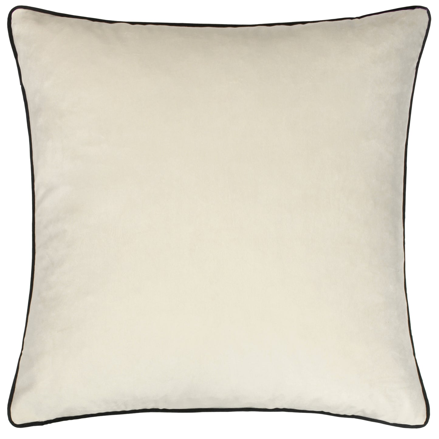 MERIDIAN 55X55 CUSHION CASE IVORY/BLACK