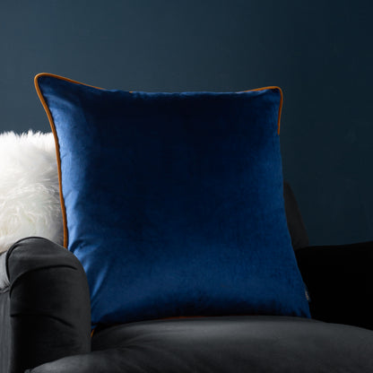 MERIDIAN 55X55 CUSHION CASE NAVY/GINGER