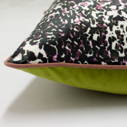 MIKA 50X50 CUSHION CASE ROSE/GREEN