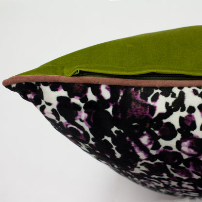 MIKA 50X50 CUSHION CASE ROSE/GREEN