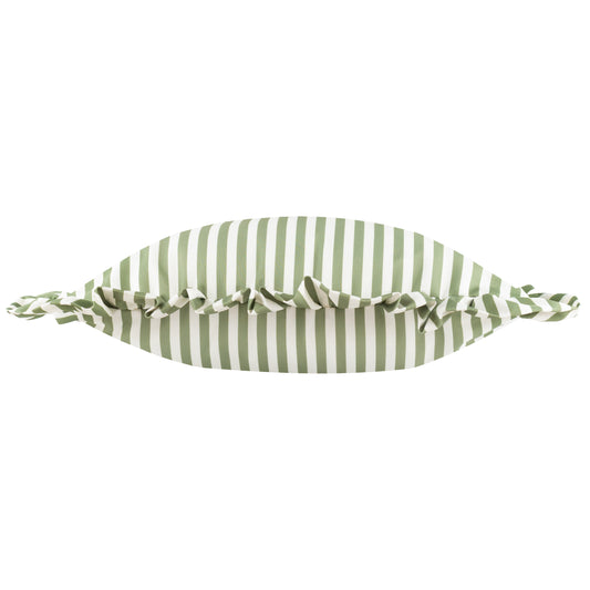 MILLIE RUFFLE 50X50 OUTDOOR CUSHION CASE GREEN