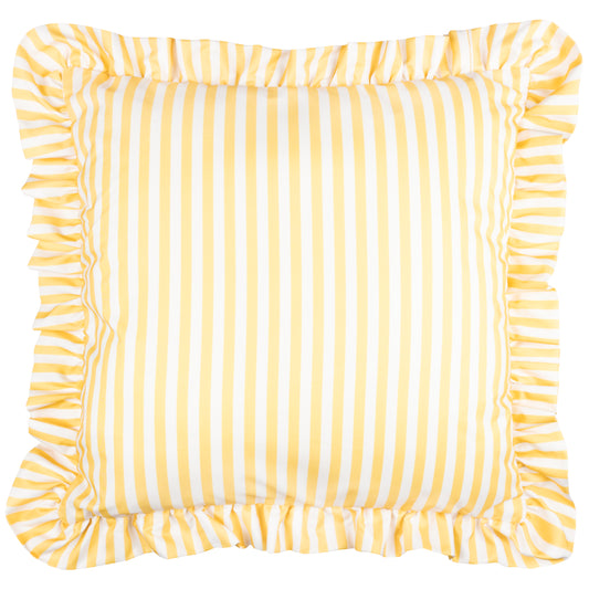 MILLIE RUFFLE 50X50 OUTDOOR CUSHION CASE YELLOW