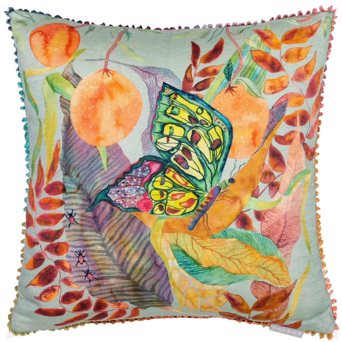 MIRABELLE 50x50 CUSHION CASE ROBINS EGG