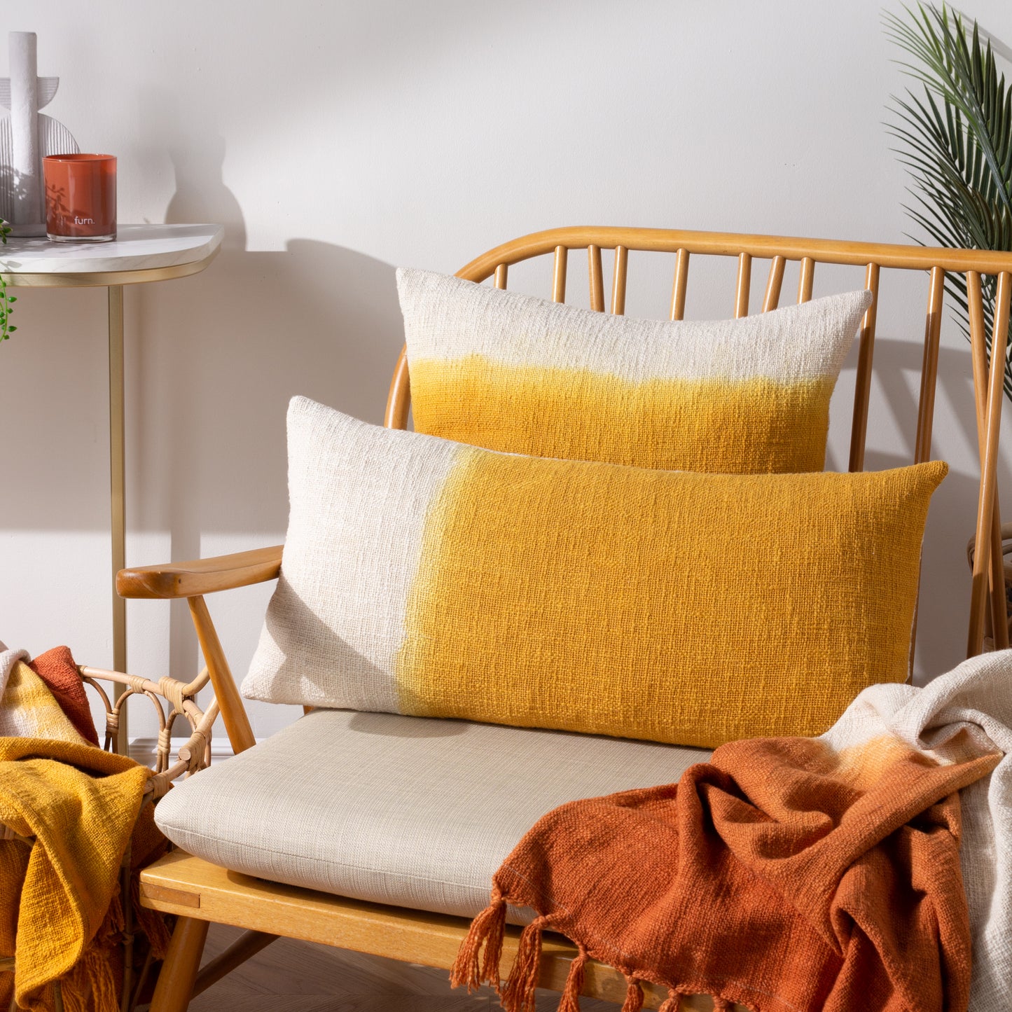 MIZU 50X50 CUSHION CASE OCHRE