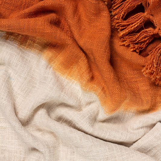 MIZU 130X170 THROW AMBER