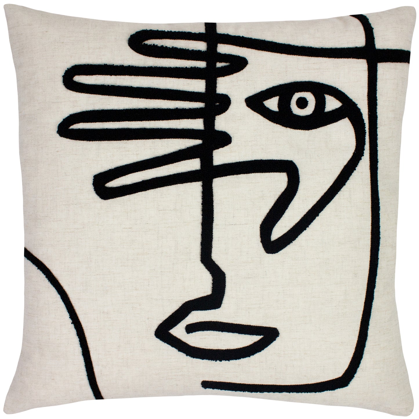 MONO FACE 50X50 C/CASE LINEN