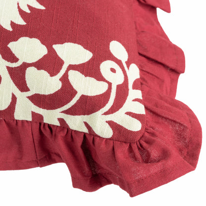 MONTROSE 50X50 CUSHION CASE REDCURRENT