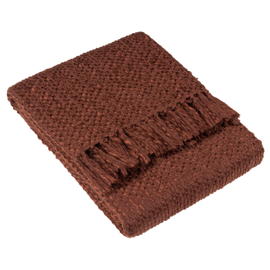 MORNI THROW 130X180 CHESTNUT