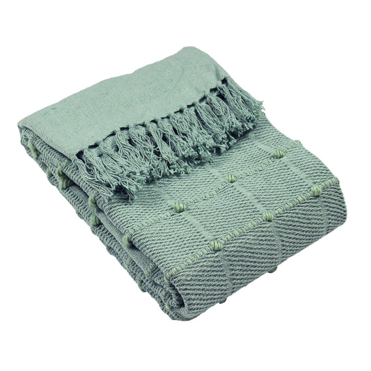 MOTTI 130X180 THROW SEAFOAM