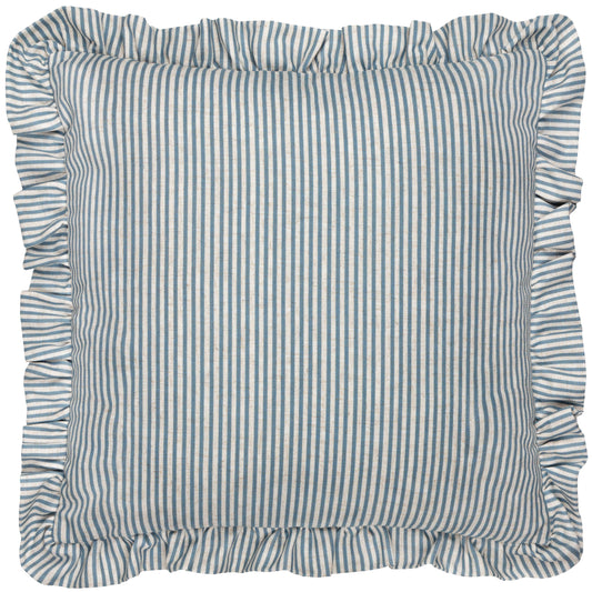 MARTHA RUFFLE 50X50 CUSHION CASE BLUE