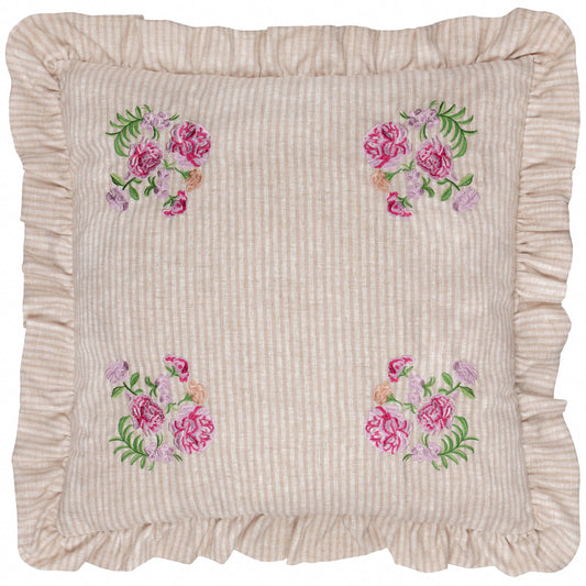 MARTHA RUFFLE 50X50 CUSHION CASE PINK