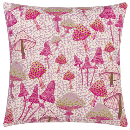 MUSHROOM FIELDS 45X45 CUSHION CASE LILAC