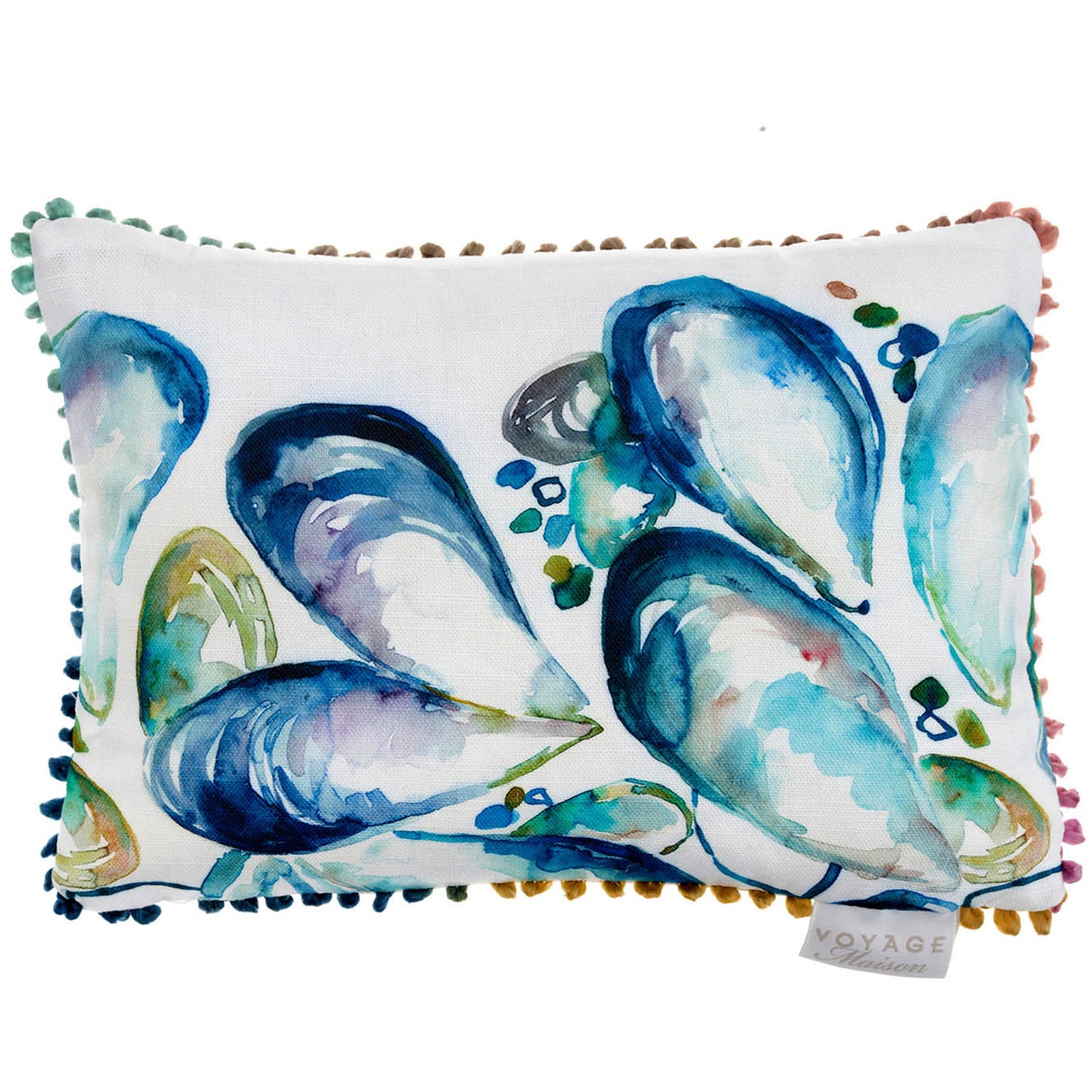 MUSSELLSHELLS 25x35 CUSHION CASE MARINE