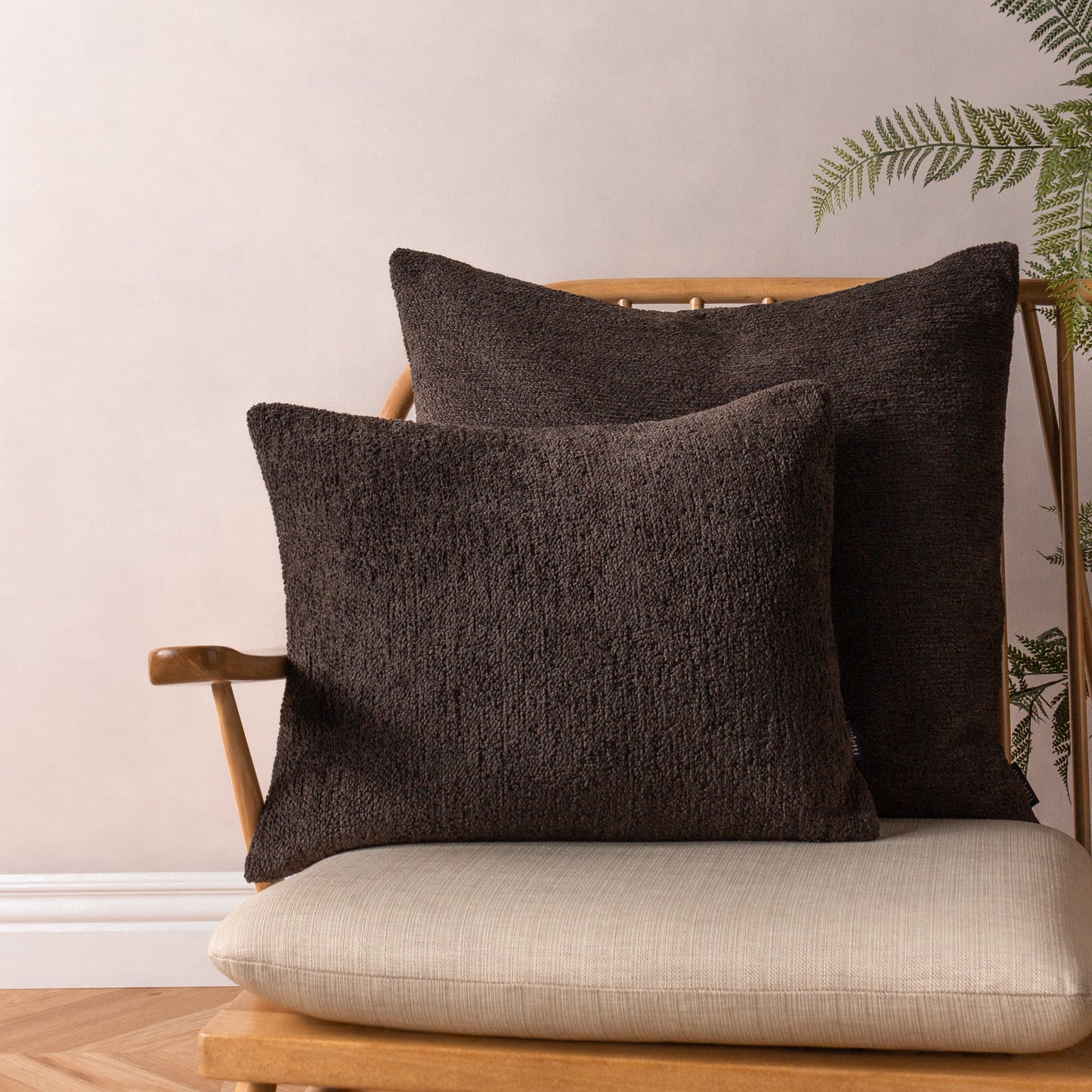 NELLIM 40X50 CUSHION CASE ESPRESSO