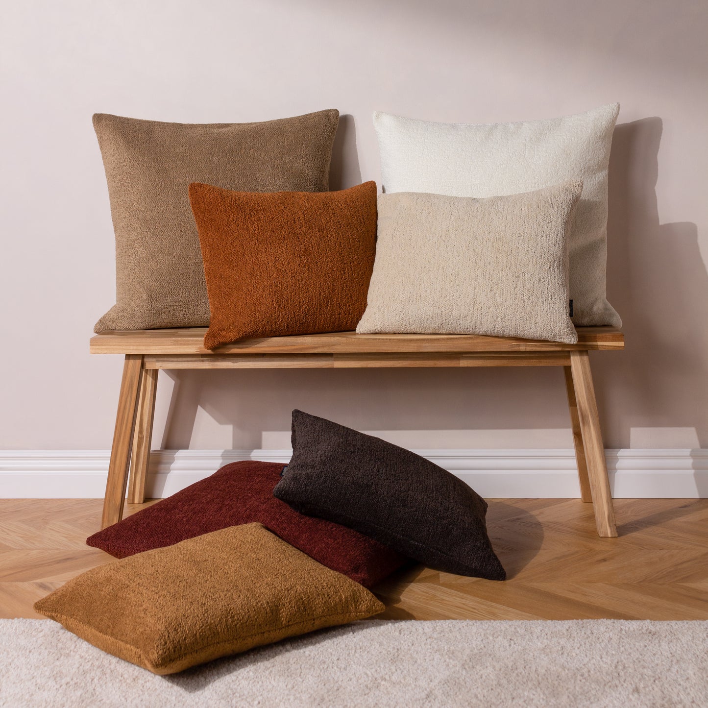 NELLIM 40X50 CUSHION CASE RUST