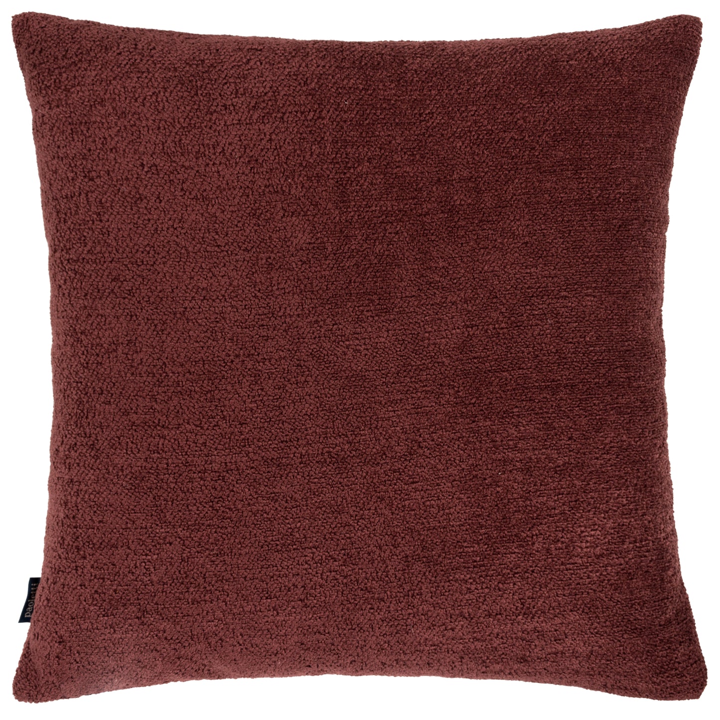 NELLIM 60X60 CUSHION CASE MARSALA RED