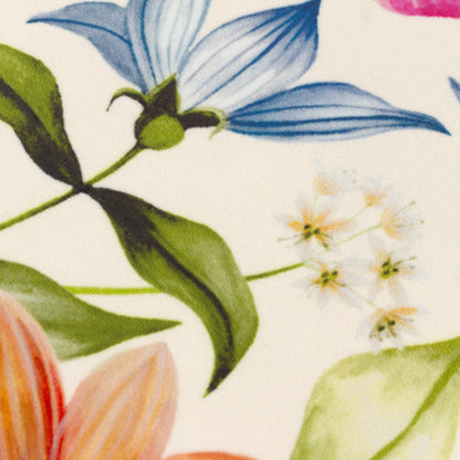 NECTAR GARDEN PETUNIA 43X43 CUSHION CASE CREAM