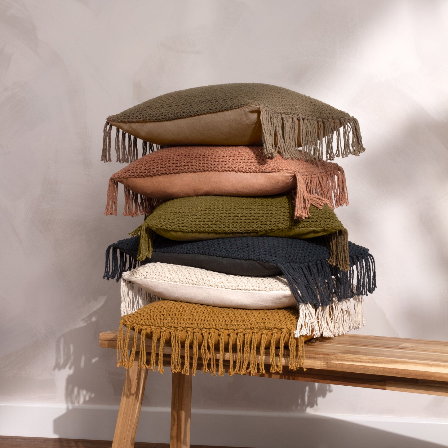 NIMBLE 45X45 CUSHION CASE BAKED EARTH