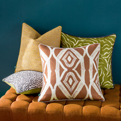 NYMPHA 43X43 CUSHION CASE OLIVE