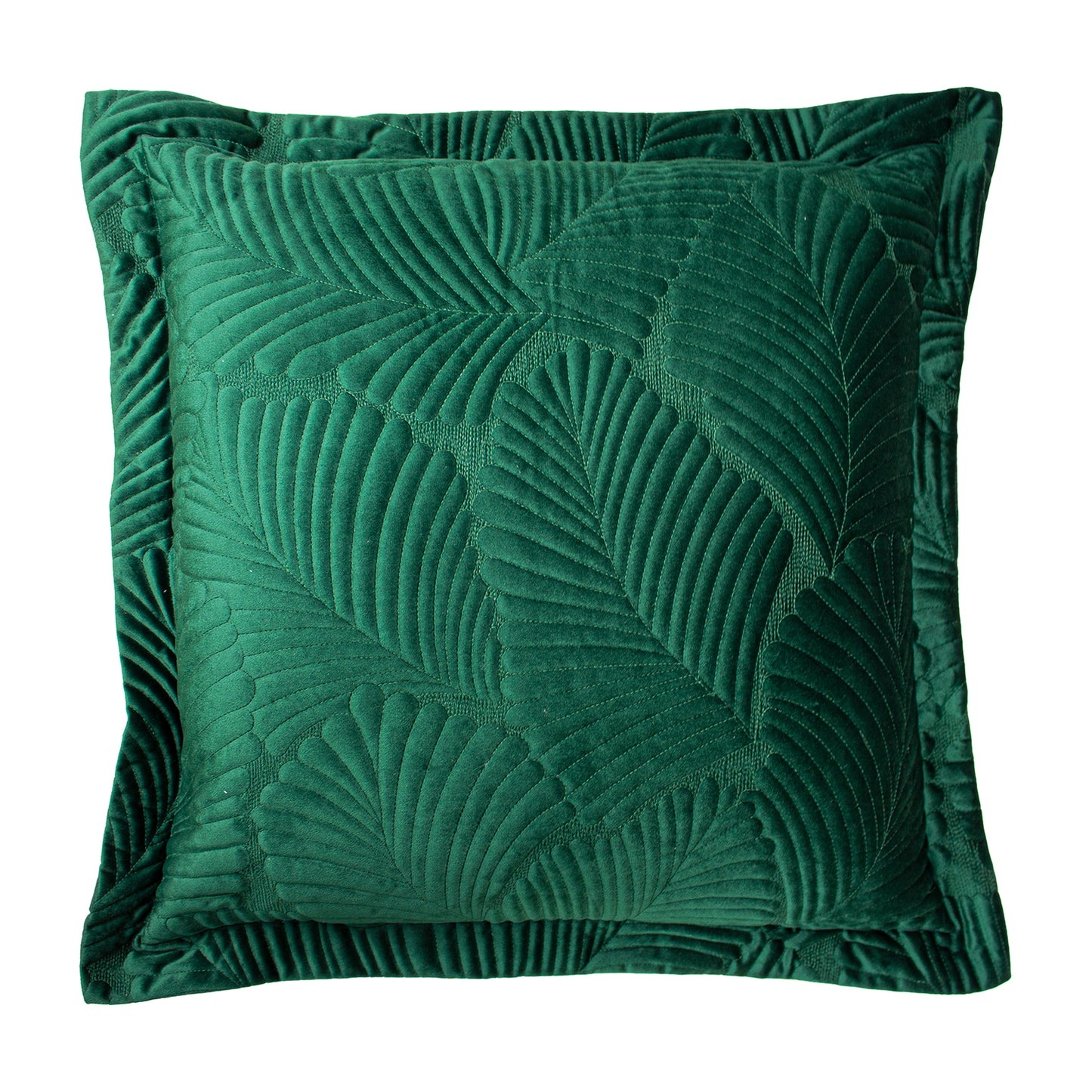 PALMERIA 60X60 QUILT C/CASE EMERALD