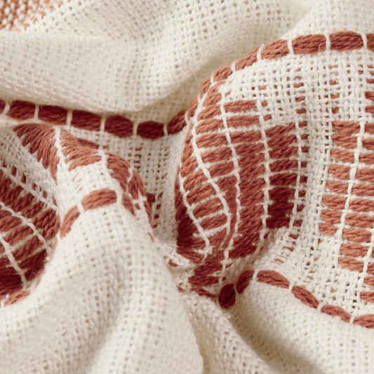 PANGEA 125X150 THROW TERRACOTTA