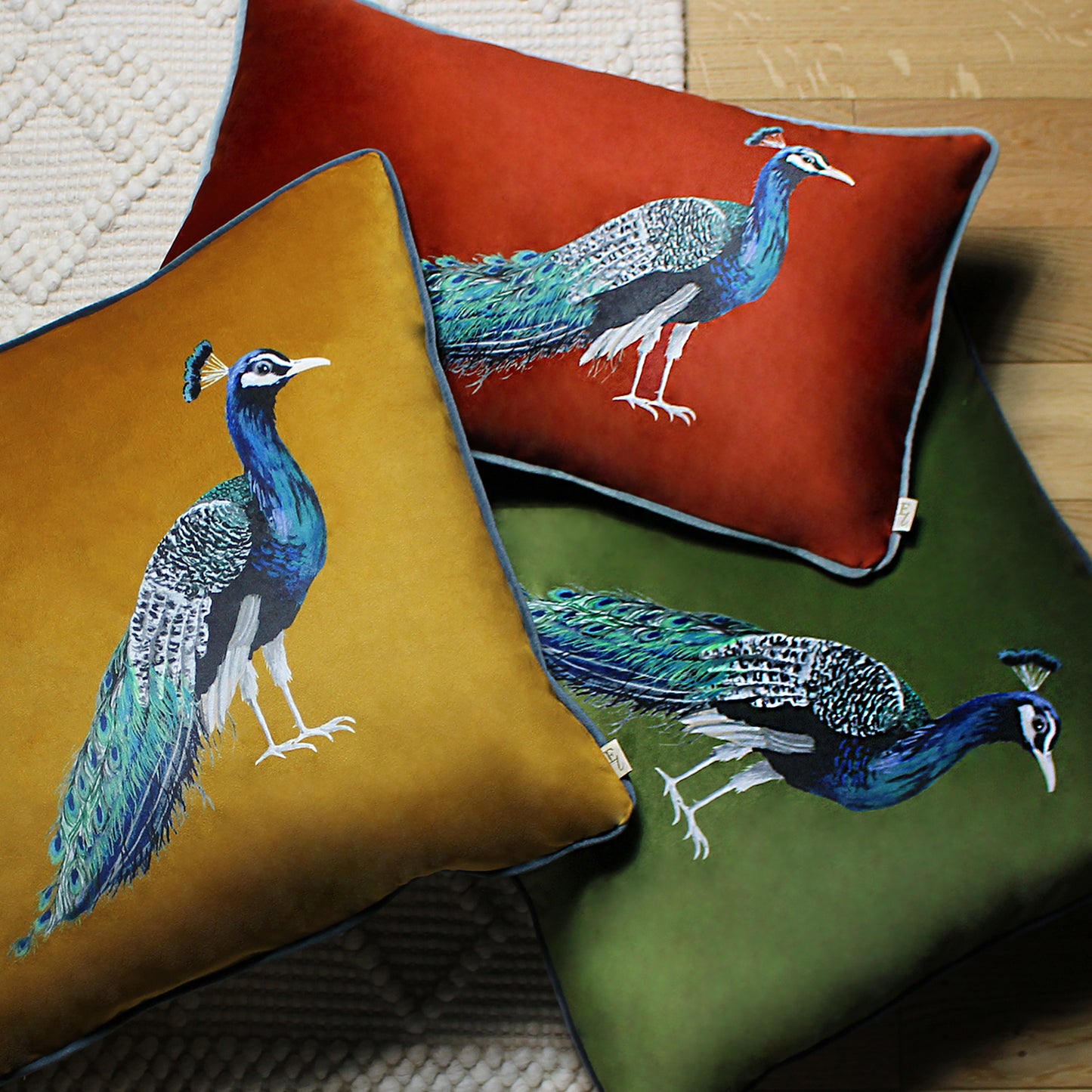 PEACOCK 30X50 CUSHION CASE SUNSET