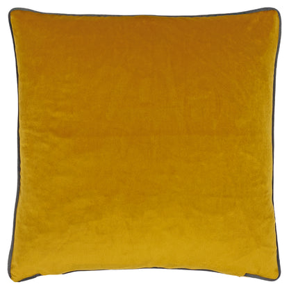 PEACOCK 43X43 CUSHION CASE SAFFRON