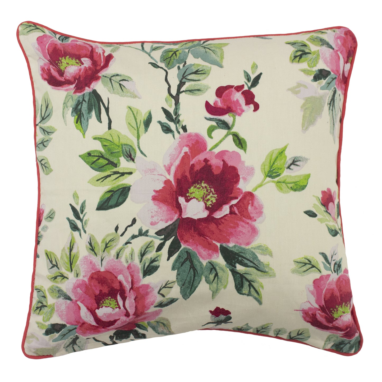 PEONY 45X45 C/CASE FUCHSIA