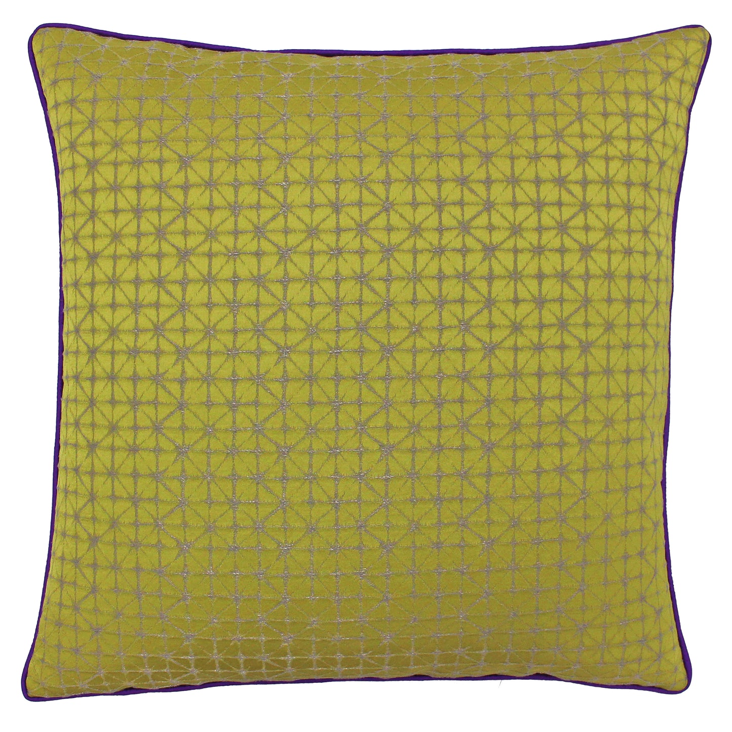 PIMLICO CUSHION CASE 45X45 GOLD/PURPLE