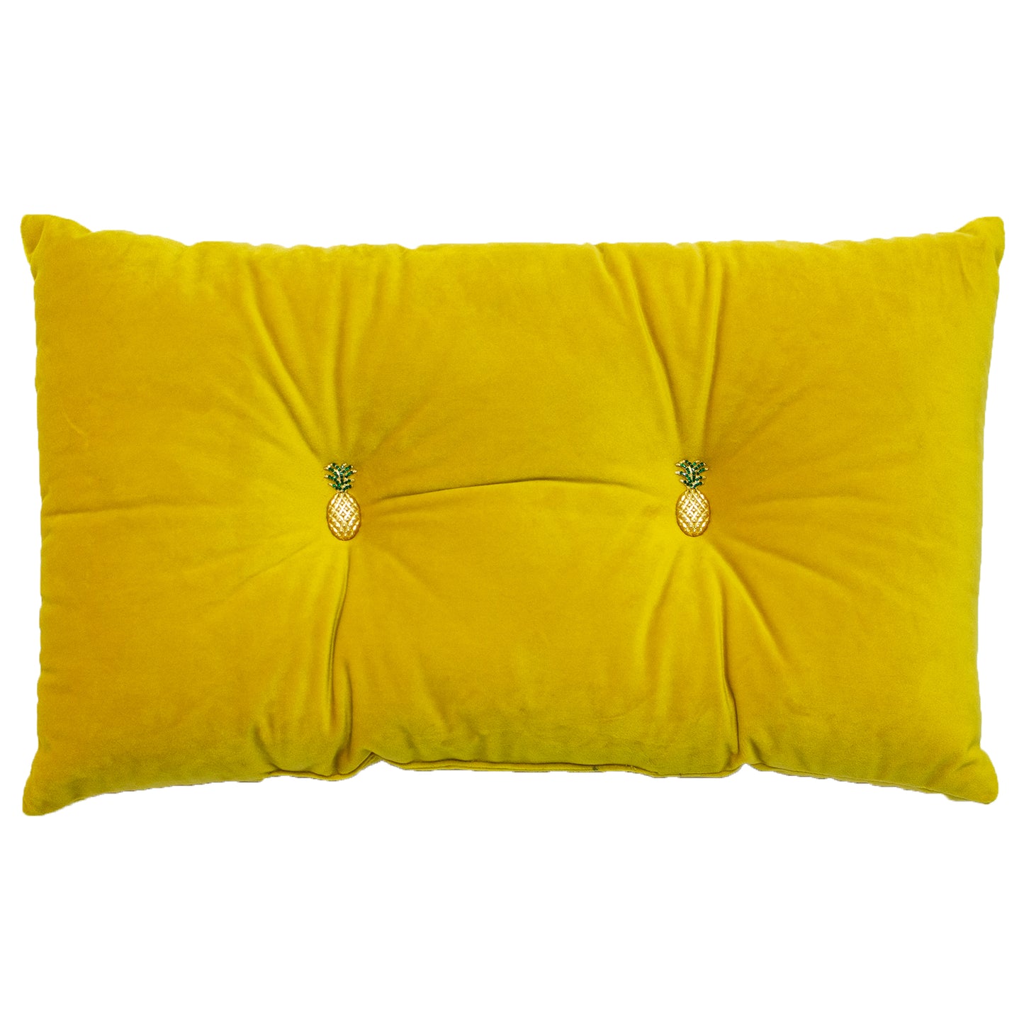 PINEAPPLE 30X50 PF CUSHION YELLO