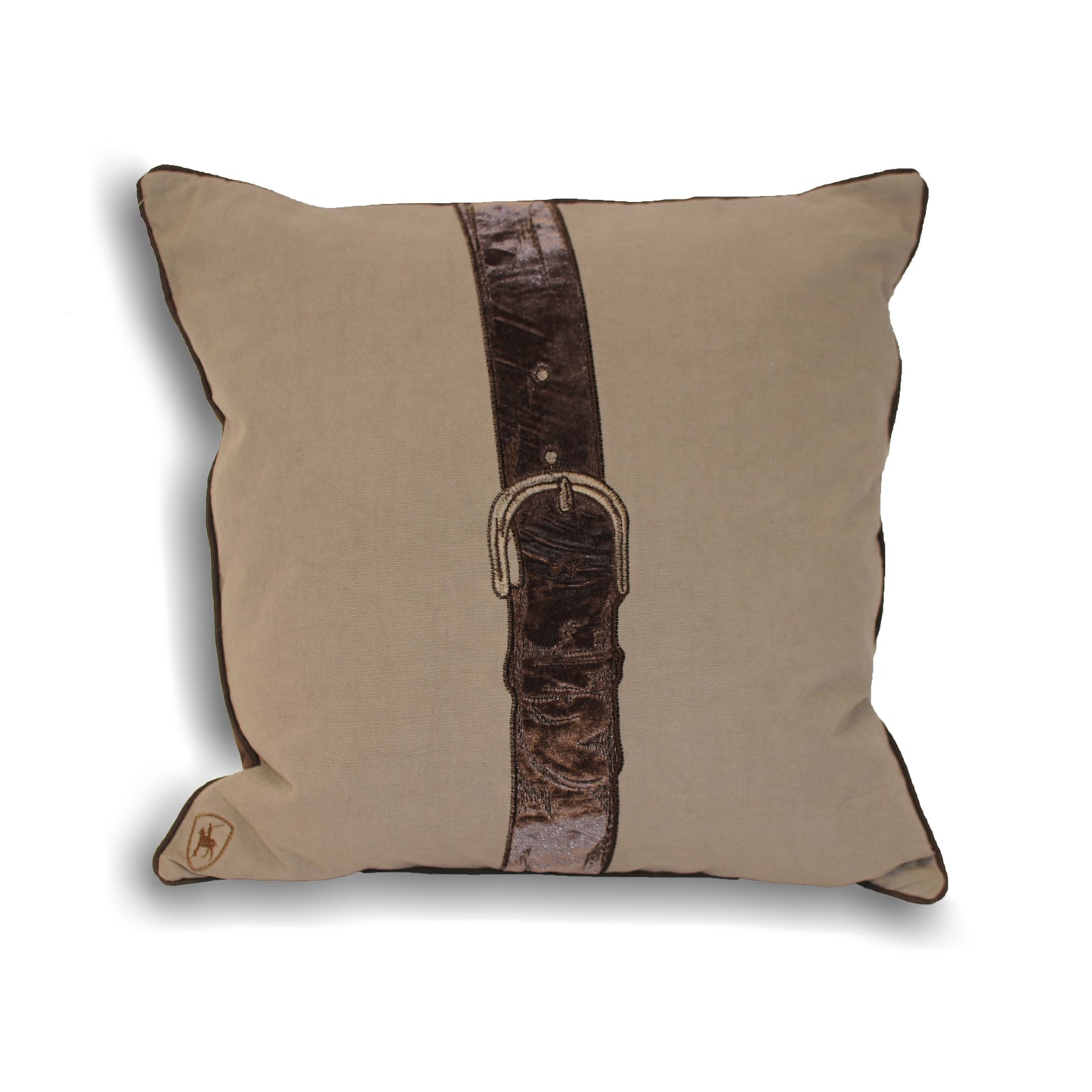 POLO STRAP CUSHION CASE 45X45 TAUPE