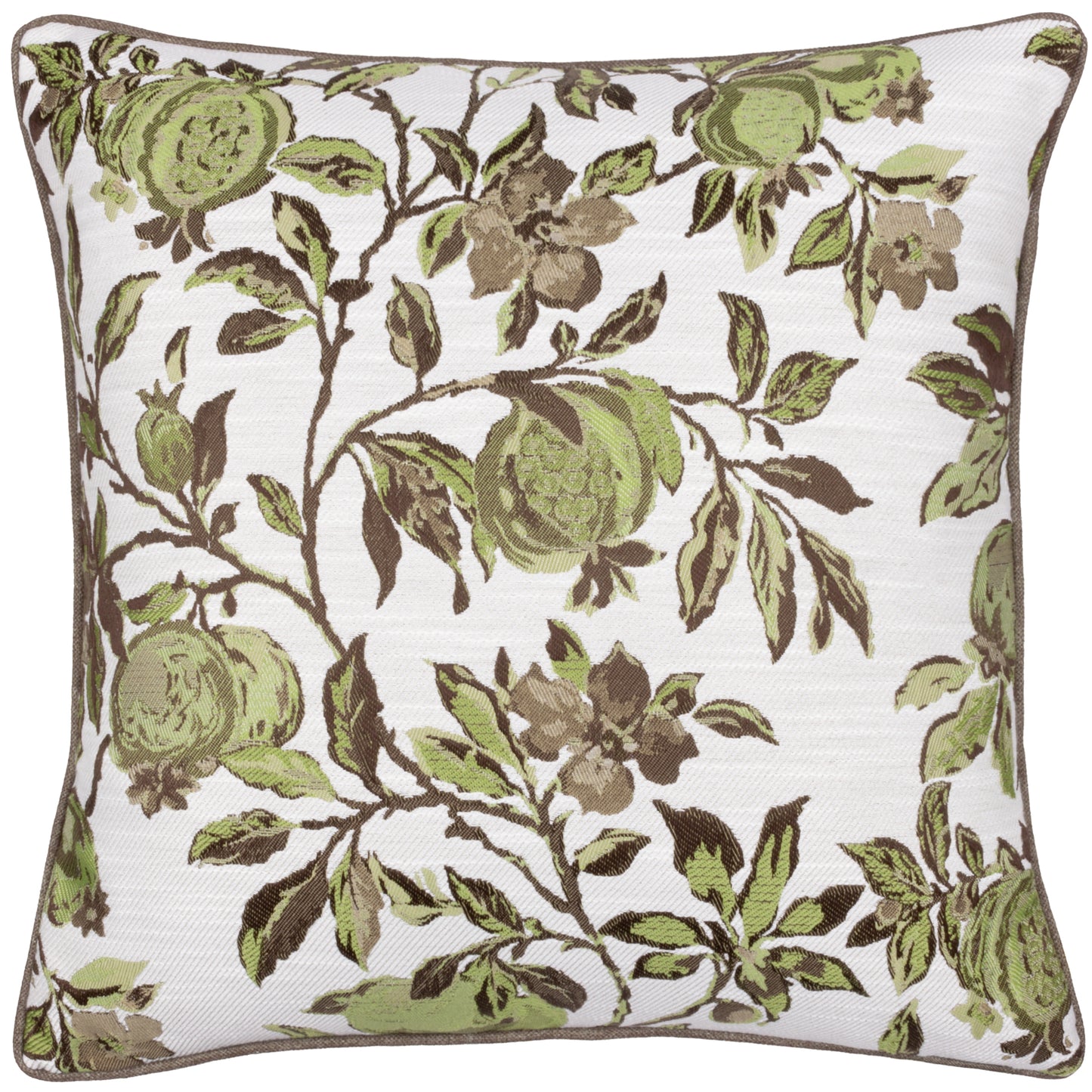 POMEGRANATE 50X50 CUSHION CASE GREEN