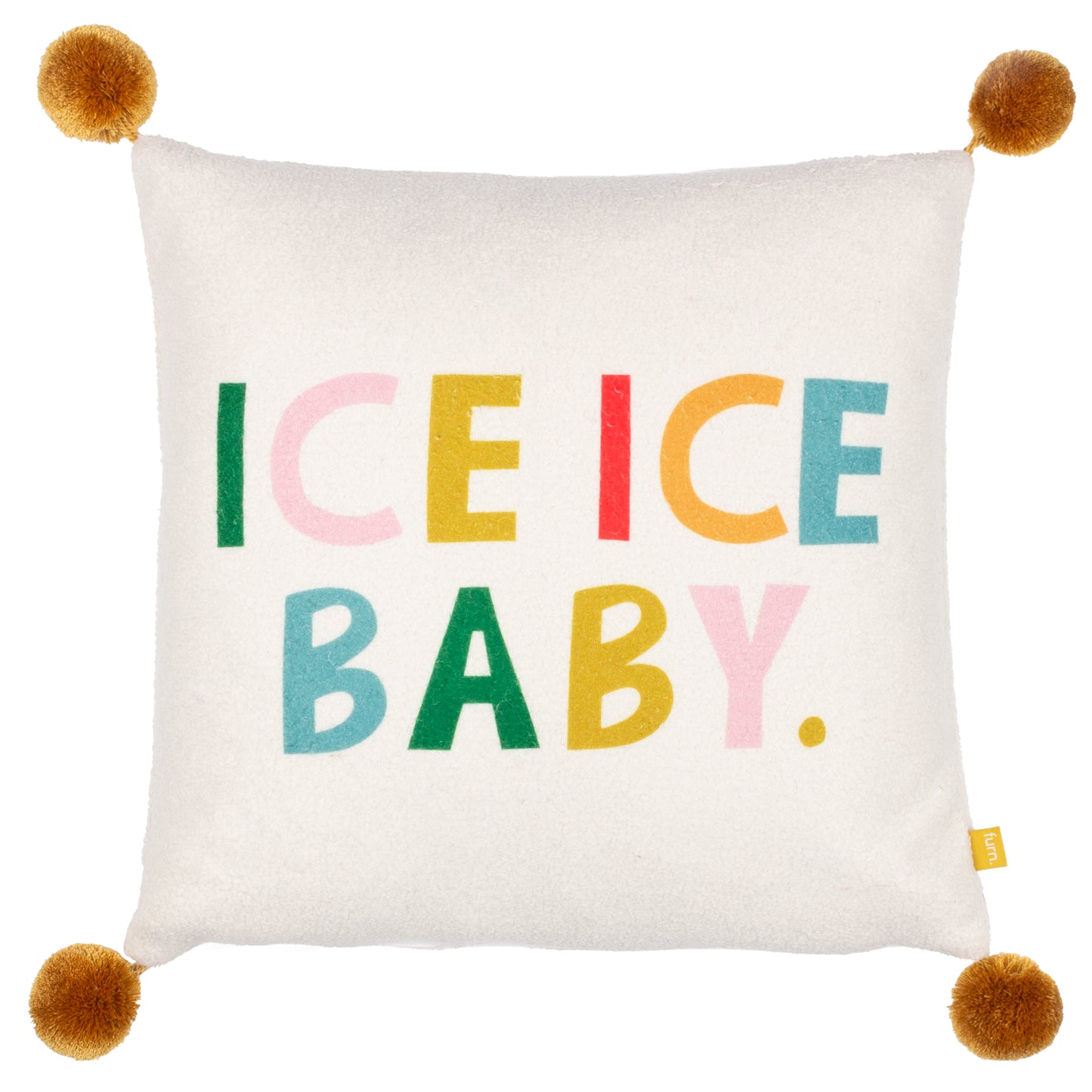 POM-POMS ICE ICE BABY 43X43 CUSHION CASE MULTI