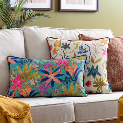 POMONA FLORAL 43X43 CUSHION CASE MULTI