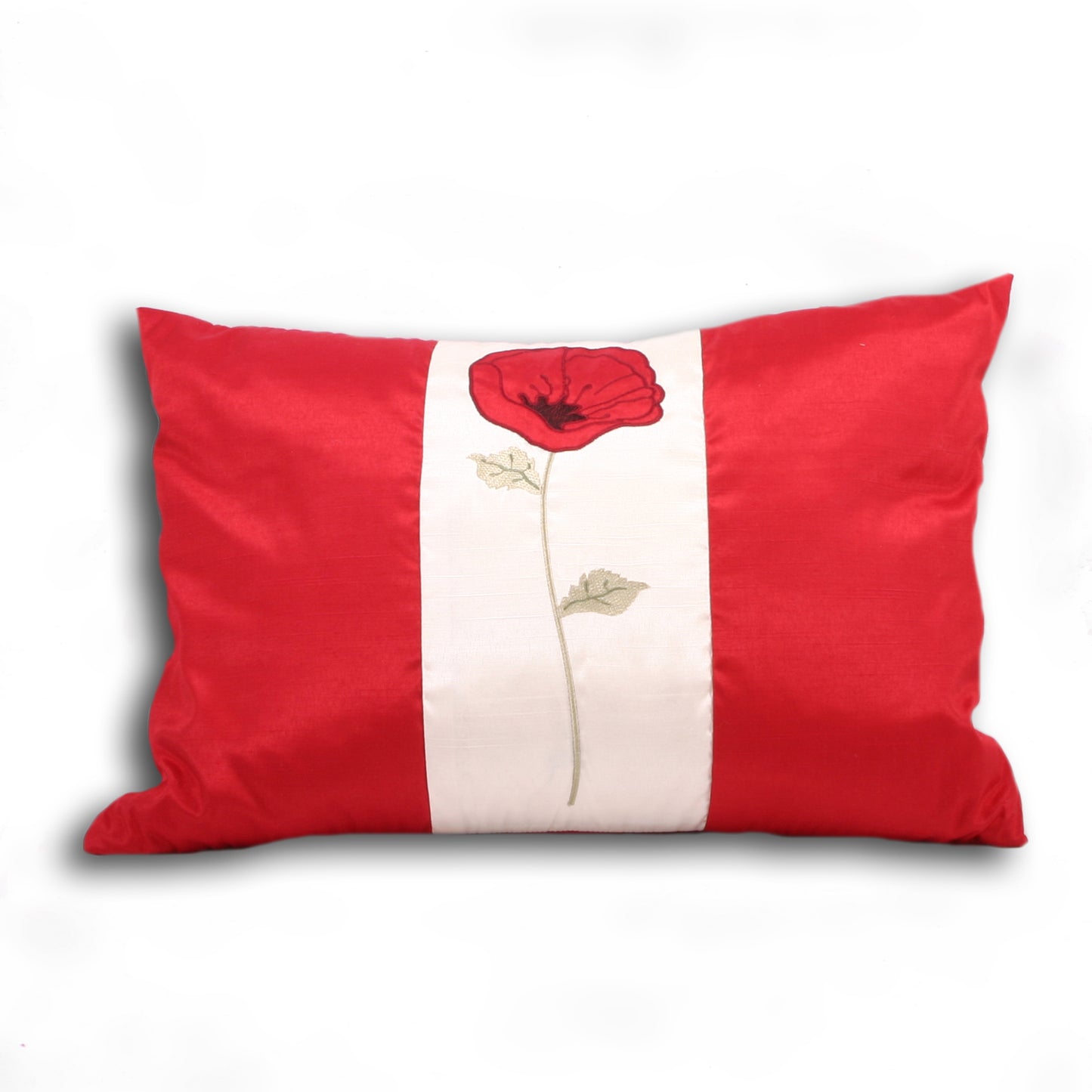POPPET CUSHION CASE 35X50 CREAM/RED