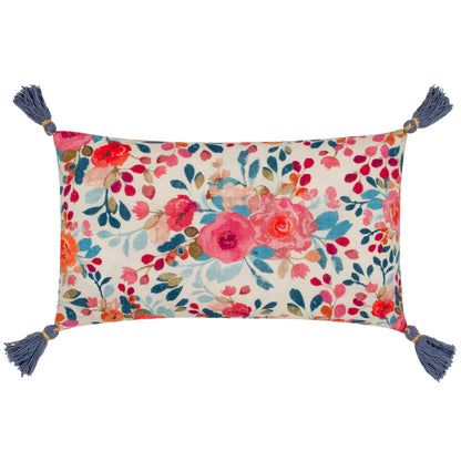 POSIES 30X50 CUSHION CASE MULTI/BLUE