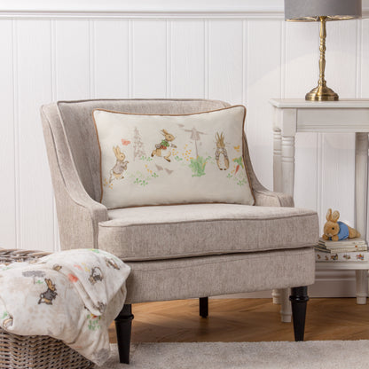 PETER RABBIT CLASSIC 35X50 CUSHION CASE NATURAL