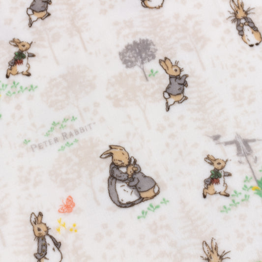 PETER RABBIT CLASSIC 130X150 FLEECE THROW MULTI