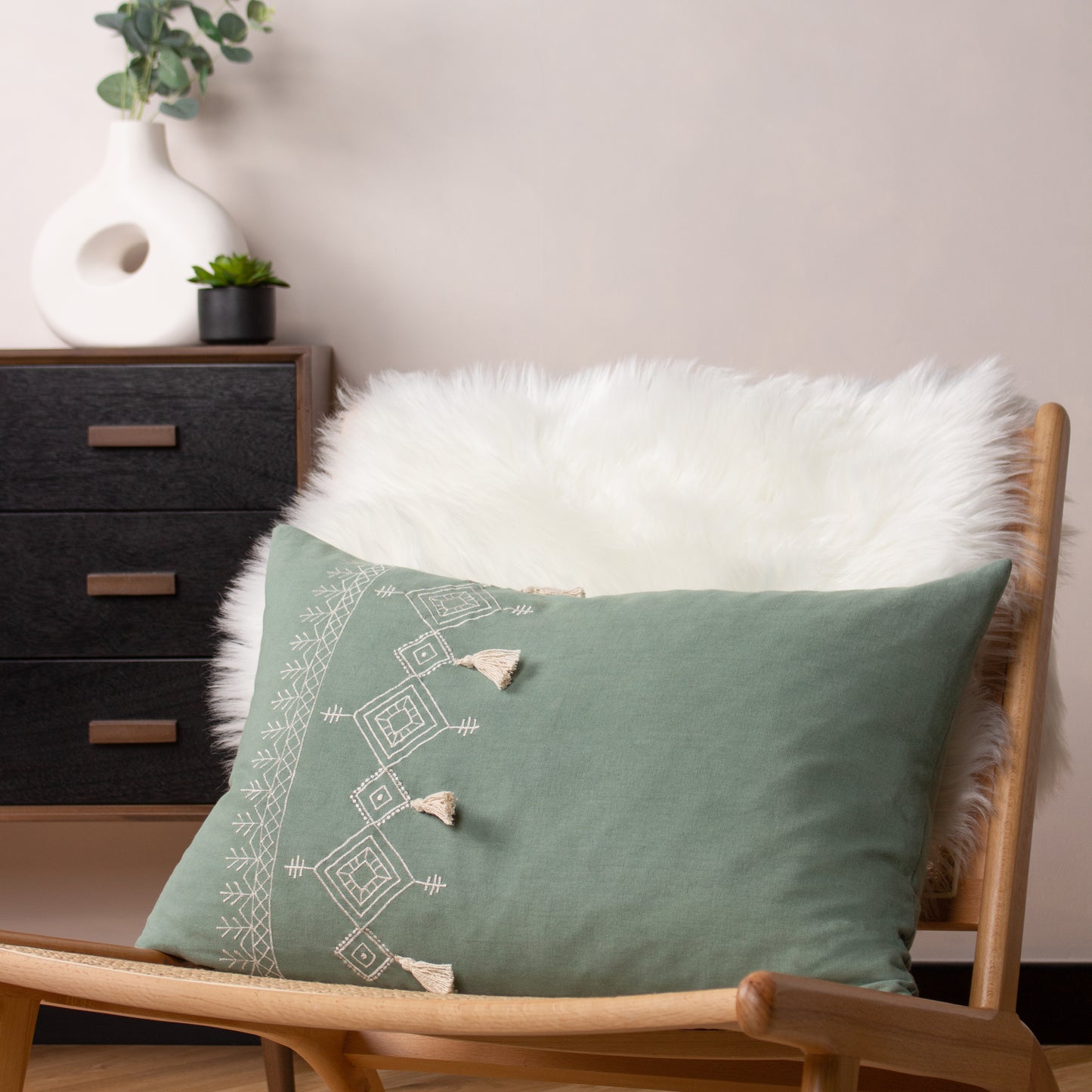 PRITTA 40X60 CUSHION CASE EUCALYPTUS