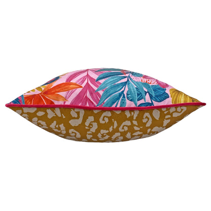PSYCHEDELIC JUNGLE 43X43 CUSHION CASE PINK