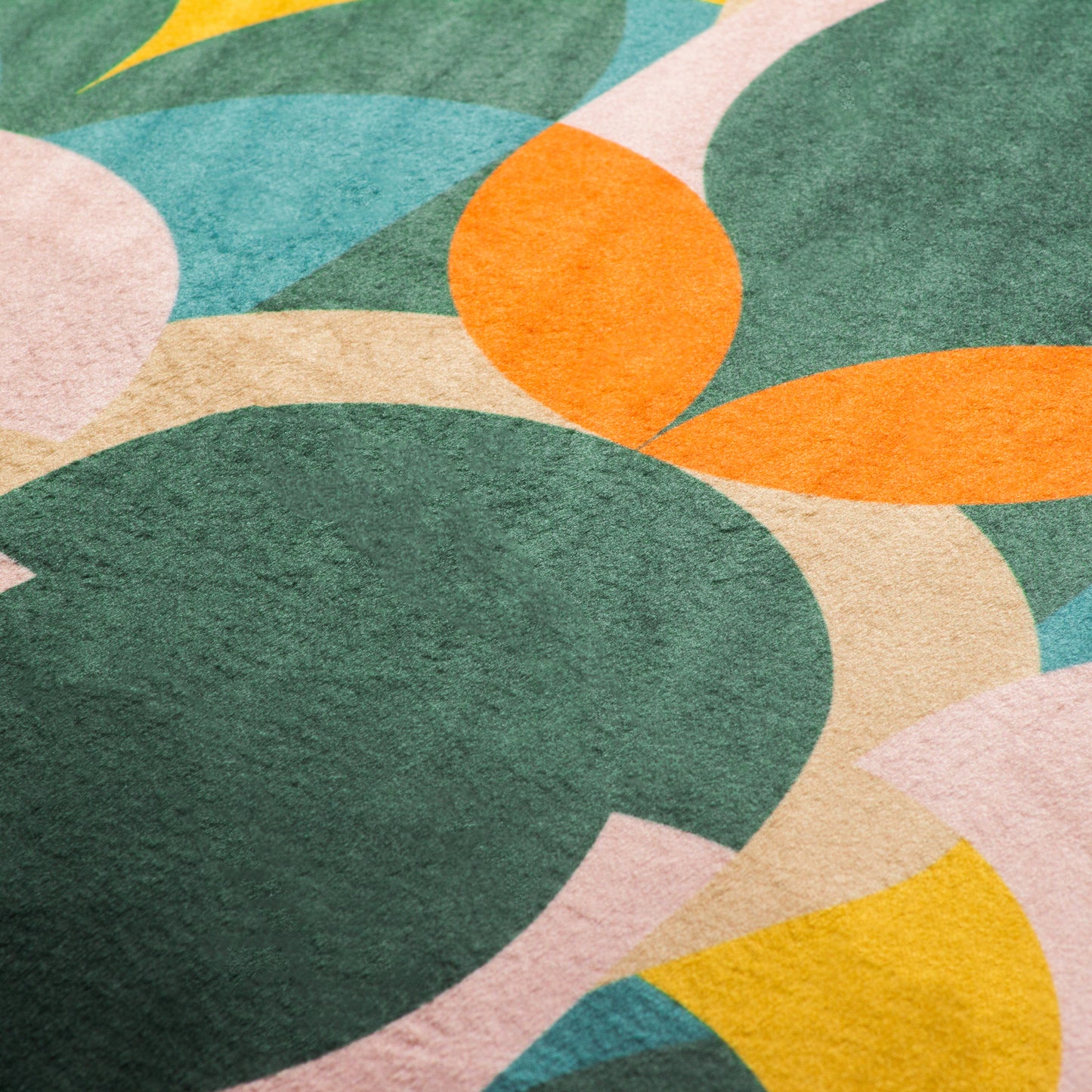 RAEYA 45X45 CUSHION CASE PEACH/PINE
