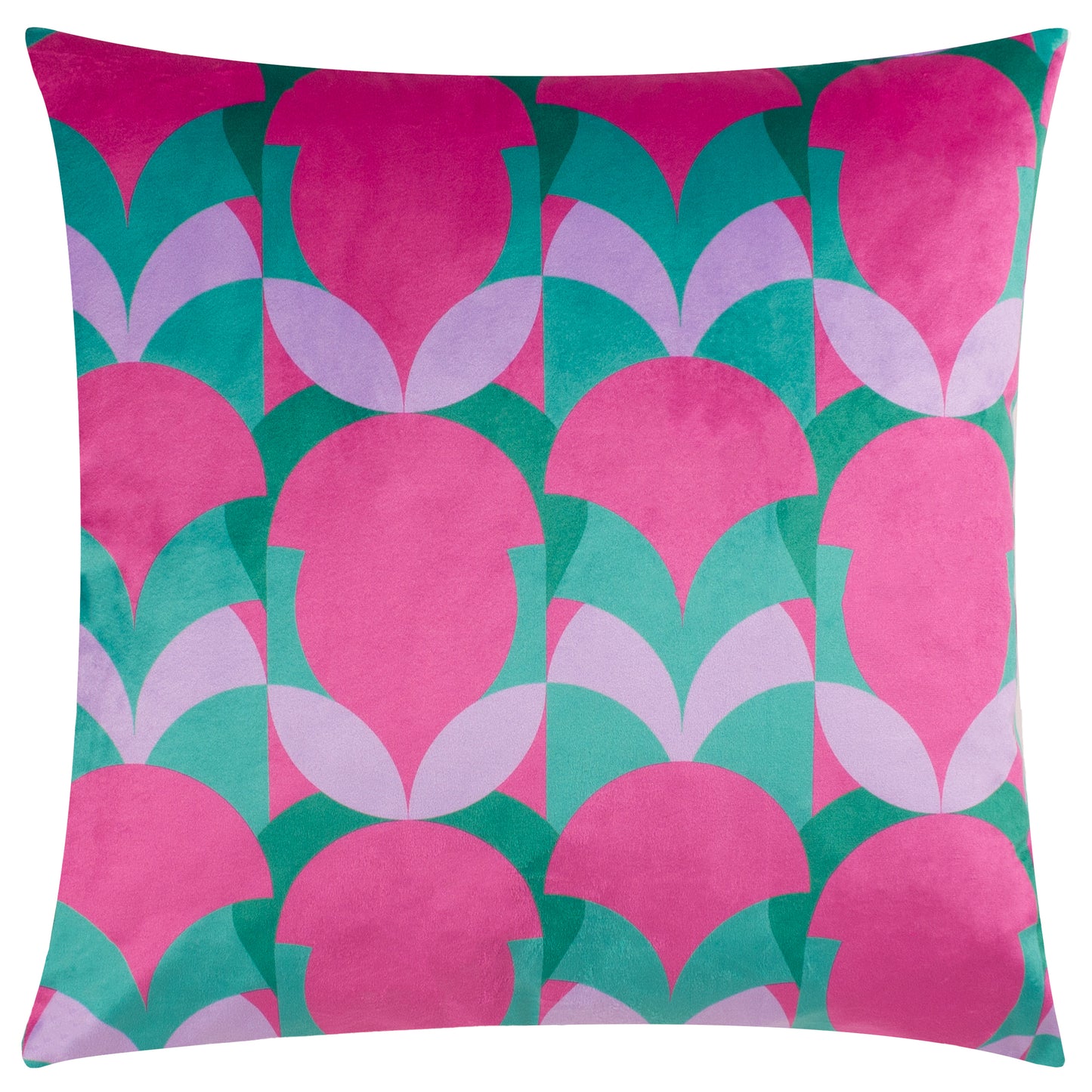 RAEYA 45X45 CUSHION CASE PINK/JADE