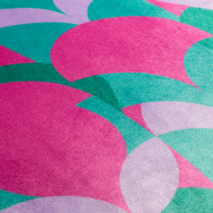 RAEYA 45X45 CUSHION CASE PINK/JADE