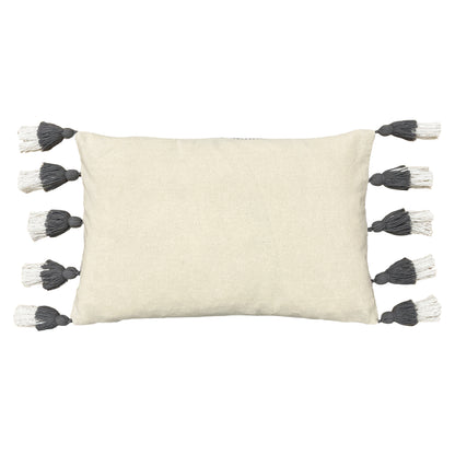 RAINBOW TUFT 30X50 CUSHION CASE GREY