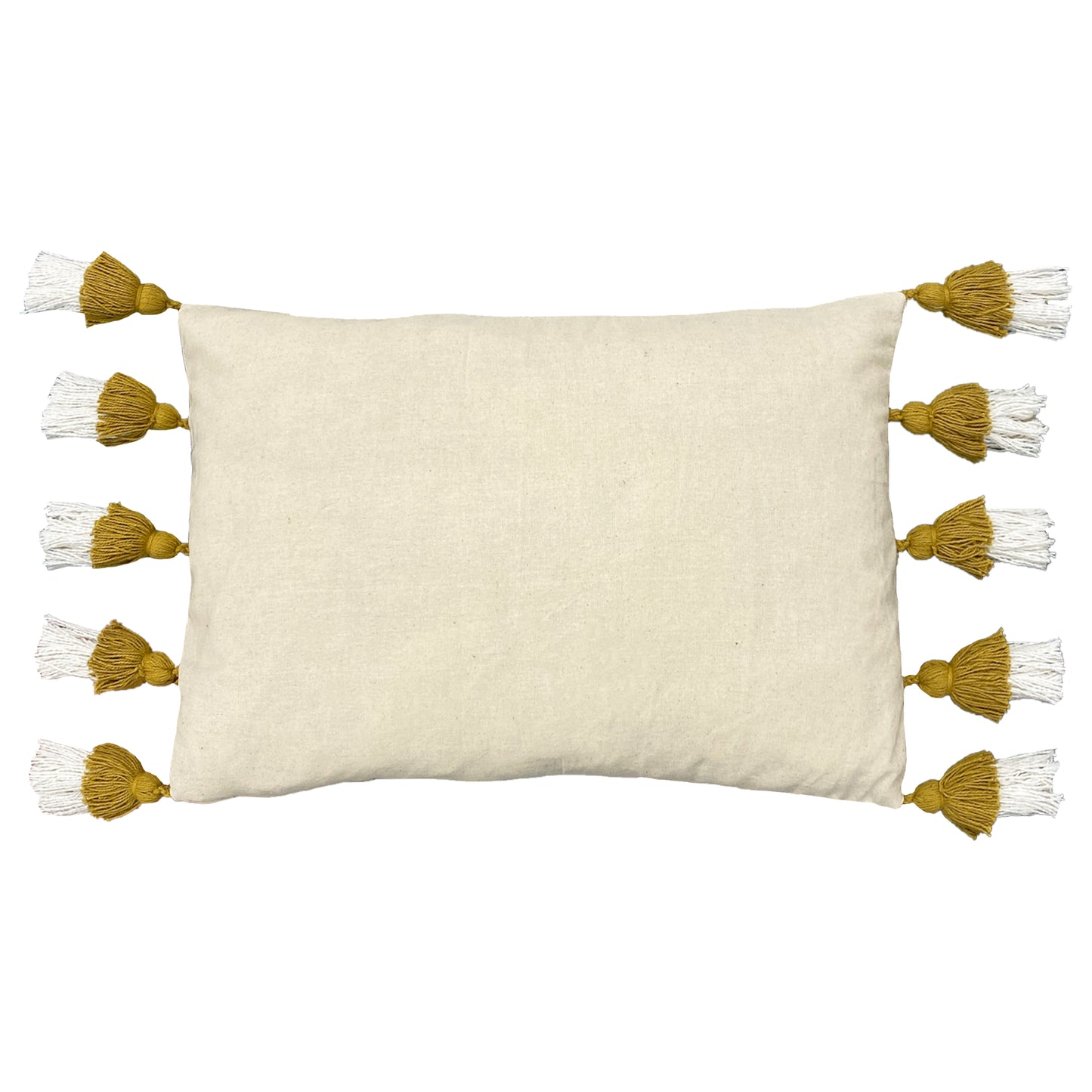 RAINBOW TUFT 30X50 CUSHION CASE OCHRE