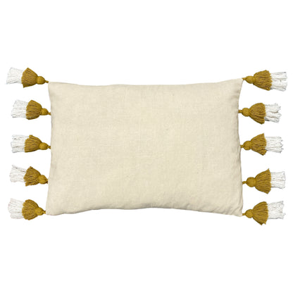 RAINBOW TUFT 30X50 CUSHION CASE OCHRE