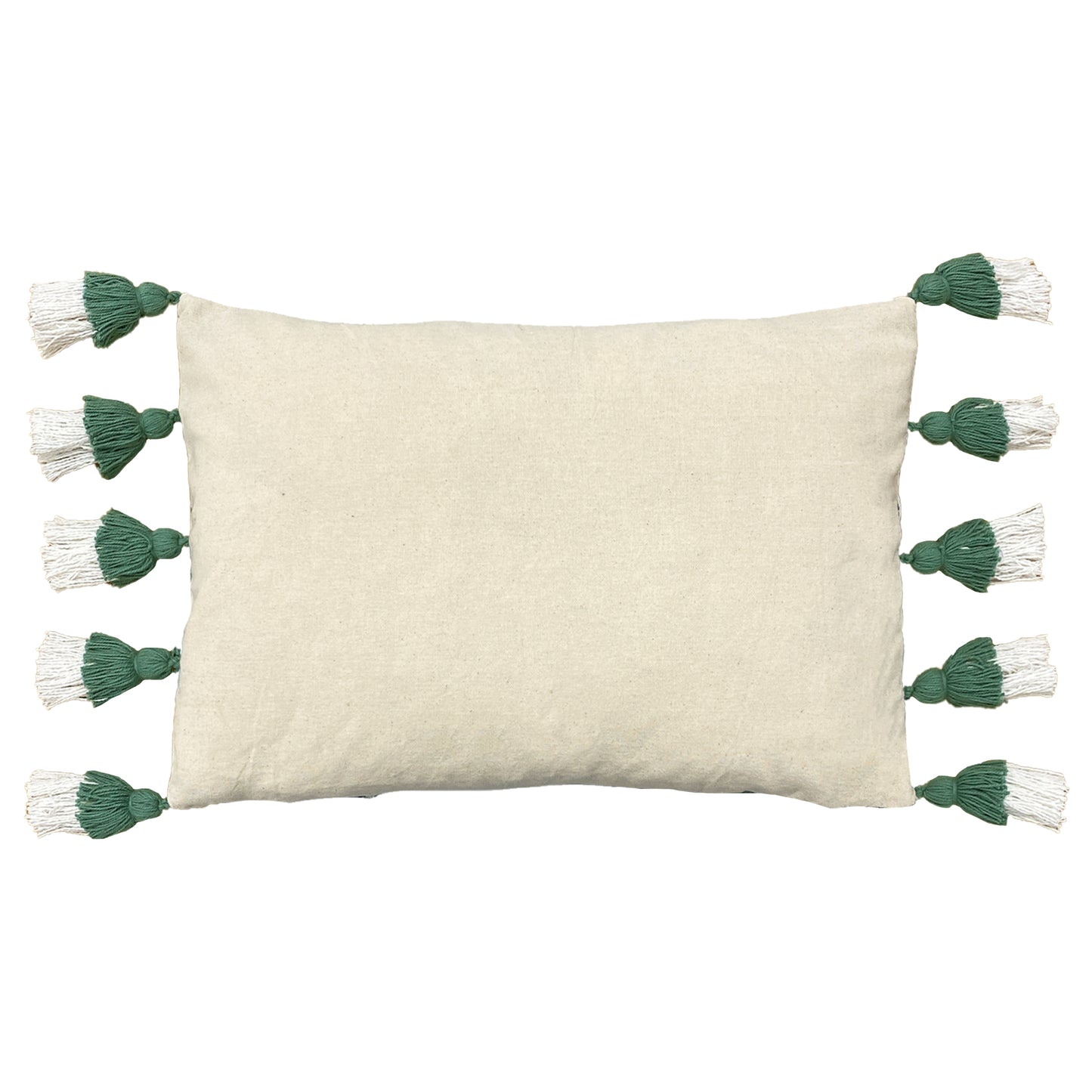 RAINBOW TUFT 30X50 CUSHION CASE SAGE